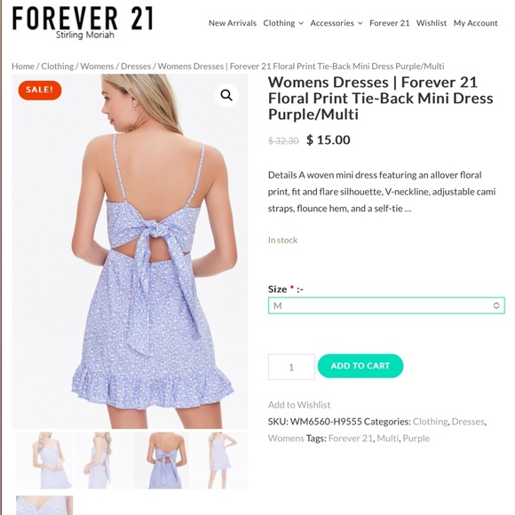 Forever 21 summer dress - Picture 1 of 7